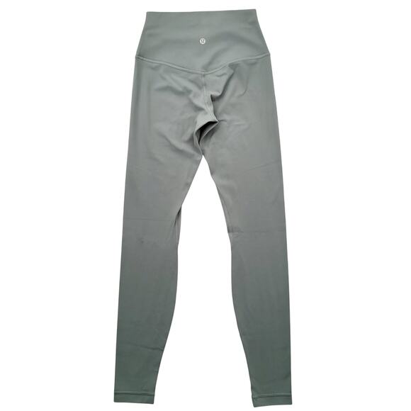 Lululemon Align Leggings Women's Size 4 Green Mid Rise 28" Inseam Ankle LW5CZ4S - Picture 3 of 7